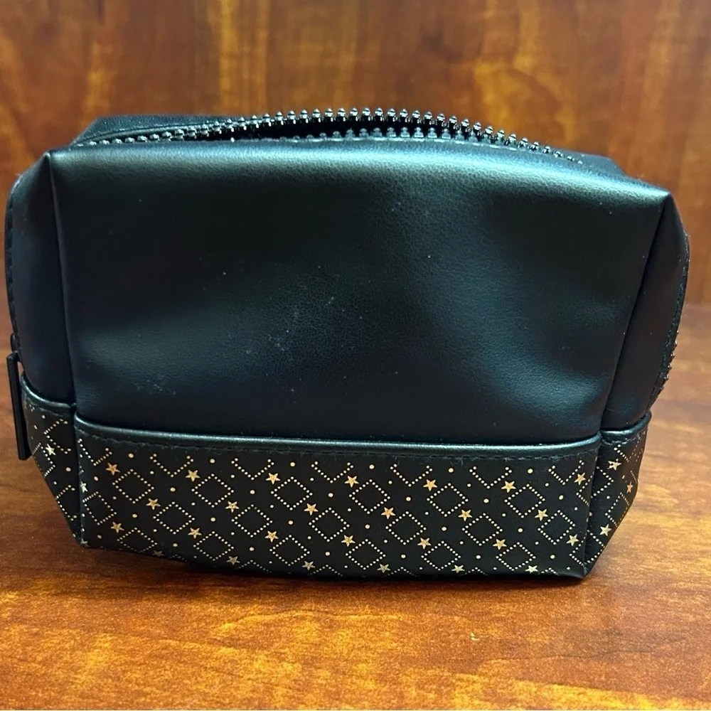 Yves Saint Laurent Black and Gold Cosmetic Bag